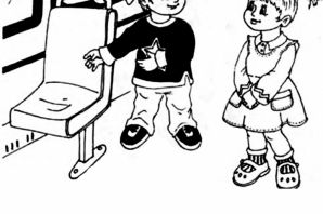 Рисунок на тему вежливость