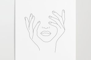 Рука трафарет