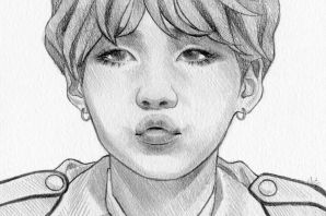 Юнги рисунок карандашом