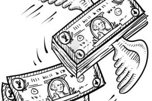 Банкноты раскраска