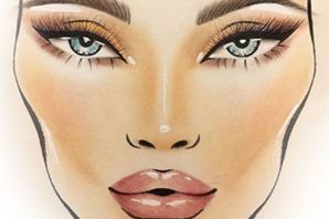 Эскиз макияжа