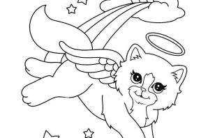 Супер мяу раскраска