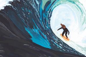 Серфинг рисунок