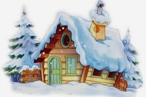 Рисунок ледяная избушка