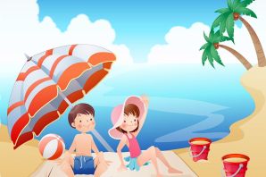 Безопасное лето рисунок