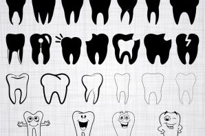 Зуб раскраска