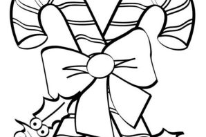 Раскраска бант