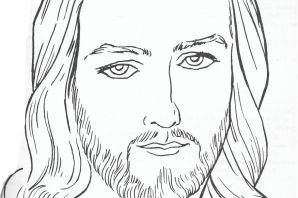 Иисус раскраска