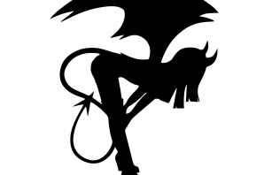 Чертик рисунок