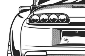 Эскиз гоночной машины