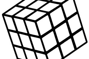 Куб трафарет