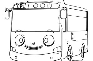 Раскраска тайо