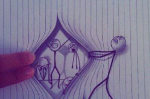 Рисунки в альбоме