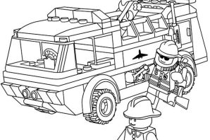 Лего сити раскраска