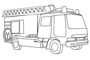 Пожарка раскраска