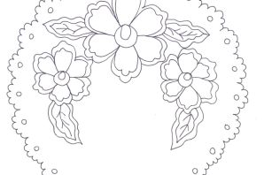 Эскиз салфетки рисунок