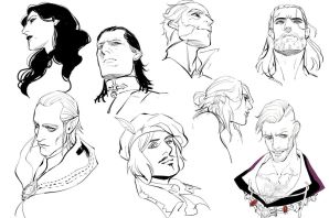 Эскиз ведьмак