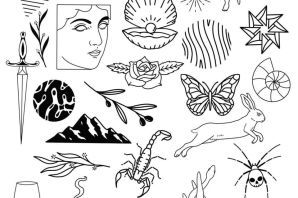 Татуировки скетч