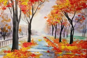 Краски осени рисунки