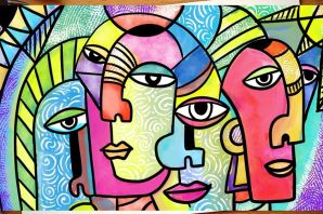 Рисунки в стиле кубизм