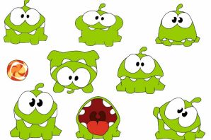 Ам ням раскраска