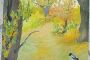 Листья тютчев рисунок