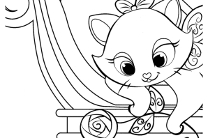 Раскраска киса