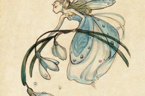 Милый эльф рисунок