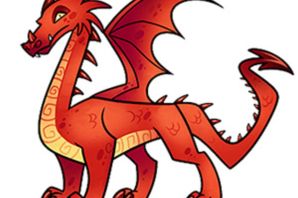 Дракон детский рисунок