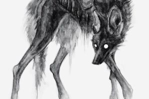 Ужасный монстр рисунок