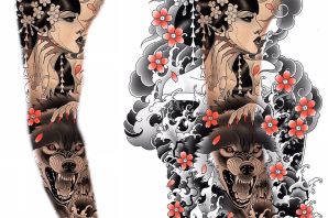 Рукав япония эскиз