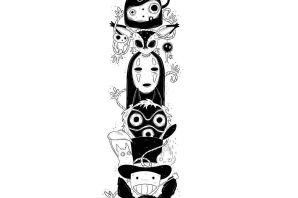 Тоторо эскиз