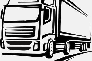 Трафарет грузовика