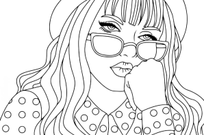 Люди раскраска