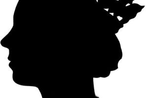 Трафарет головы