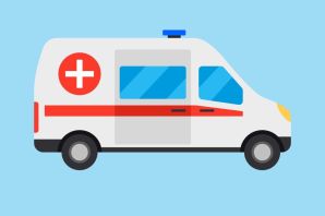 Рисунок скорая машина