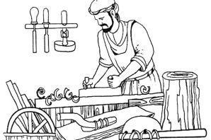 Раскраска плотник