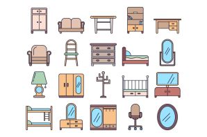 Современная мебель рисунок