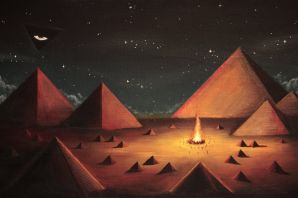 Египетские пирамиды рисунок