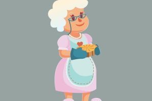 Бабуля рисунок