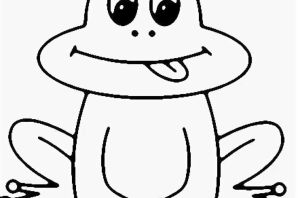 Лягушка рисунок легкий