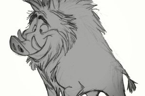 Кабан рисунок для детей