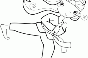 Раскраска таэквондо