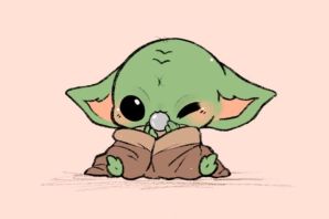 Бэби йода рисунок