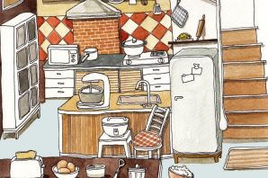 Кухня рисунок для детей