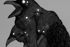 Ворона иллюстрация