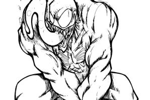 Венум раскраска