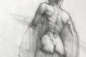 Мужская спина рисунок