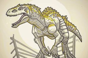 Индораптор рисунок