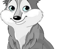 Сказочный волк рисунок